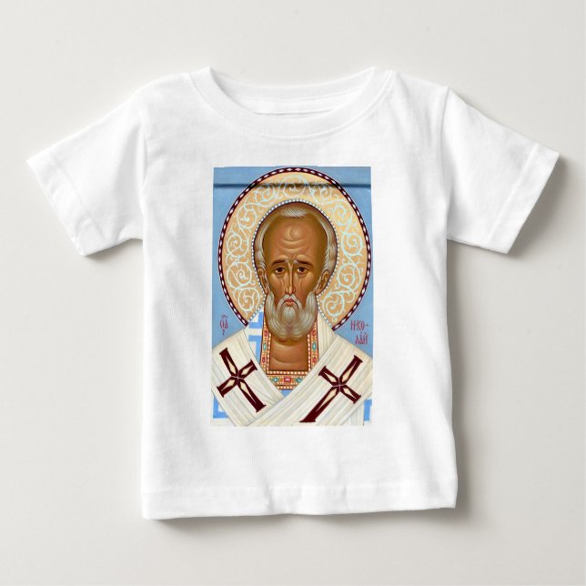 Camiseta De Bebé San Nicolás de Myra (Anverso)