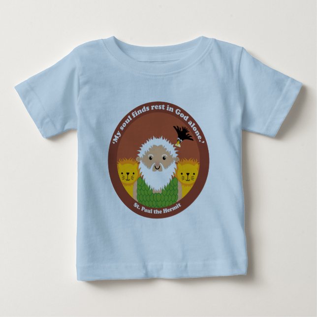 Camiseta De Bebé San Pablo el ermitaño (Anverso)