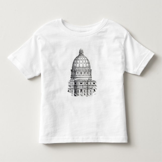 Camiseta De Bebé San Pedro, Roma (Anverso)
