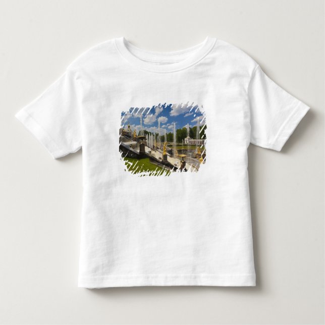 Camiseta De Bebé San Petersburgo, fuentes en gran cascada (Anverso)
