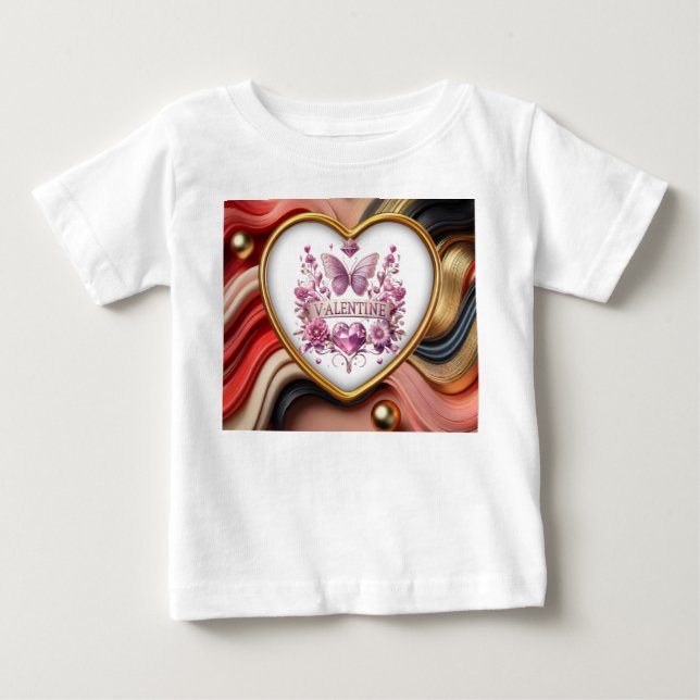 Camiseta De Bebé San Valentín (Anverso)