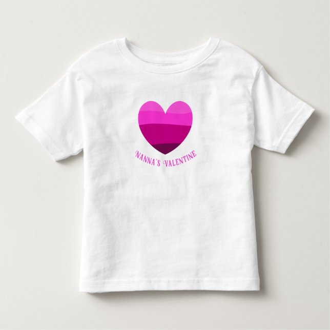 Camiseta De Bebé San Valentín de Nanna (Anverso)