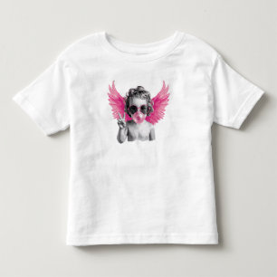 Camiseta De Bebé San Valentín Soplando Burbuja Cupido Día de San Va
