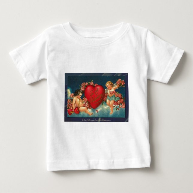 Camiseta De Bebé San Valentín Victoriano A Mi San Valentín (Anverso)