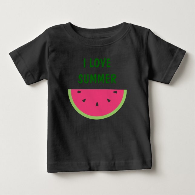 Camiseta De Bebé sandía (Anverso)