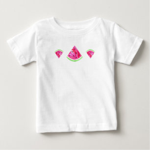 Camiseta De Bebé sandía acuarela