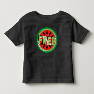 Camiseta De Bebé sandía Palestina libre- Libertad para los palestin