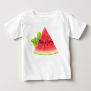 Camiseta De Bebé sandía y menta