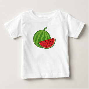 Camiseta De Bebé Sandía y Slice