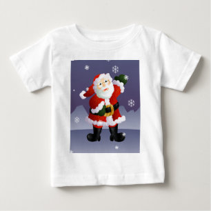 Camiseta De Bebé Santa