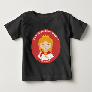 Camiseta De Bebé Santa Bárbara