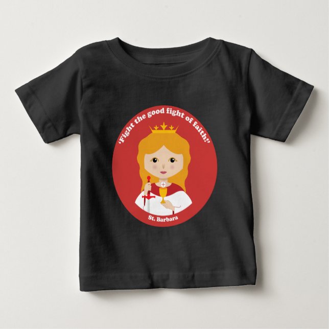 Camiseta De Bebé Santa Bárbara (Anverso)
