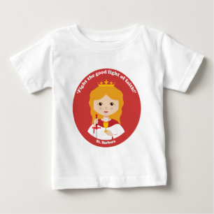 Camiseta De Bebé Santa Bárbara
