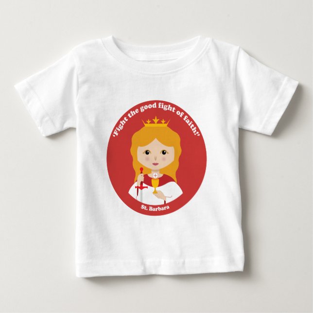 Camiseta De Bebé Santa Bárbara (Anverso)