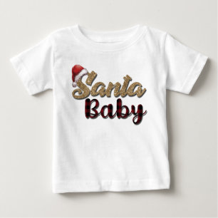 Camiseta De Bebé Santa Bebé