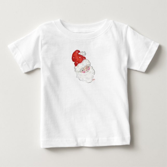 Camiseta De Bebé Santa Bebé (Anverso)