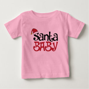 Camiseta De Bebé Santa Bebé