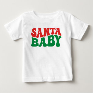 Camiseta De Bebé Santa Bebé, Navidades