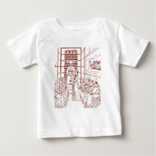 Camiseta De Bebé Santa Catalina discutiendo con los eruditos por Ma