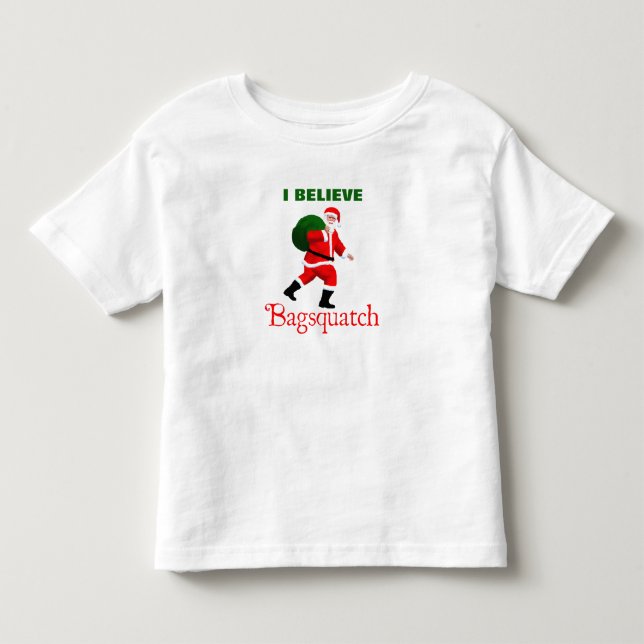 Camiseta De Bebé Santa Claus - Bagsquatch (Anverso)