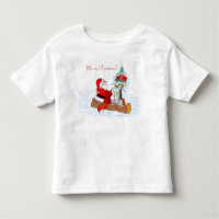 Santa Claus con Fox de Conejo y Squirrel