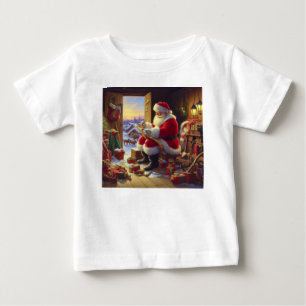 Camiseta De Bebé Santa Claus de Navidad 2