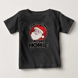 Camiseta De Bebé Santa claus es mi amigo