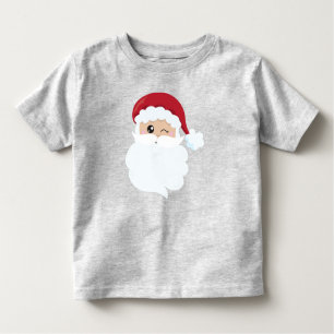 Camiseta De Bebé Santa Claus, Winking Santa, Santa Hat, Navidades