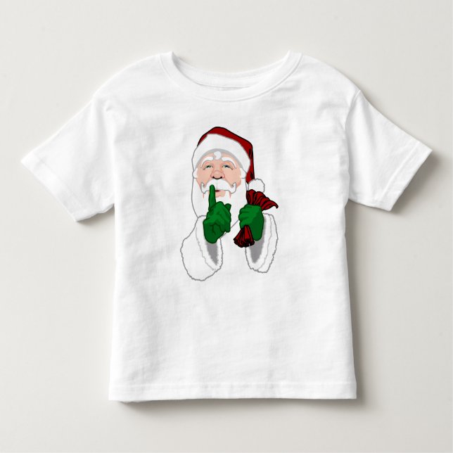 Camiseta De Bebé Santa Clause Bebé Shirt Fun Toddler Santa camiseta (Anverso)