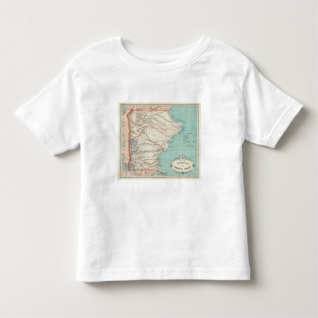 Camiseta De Bebé Santa Cruz, la Argentina (Anverso)