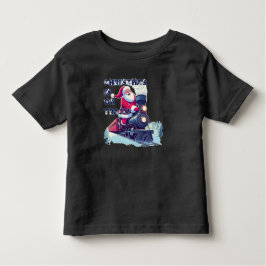 Camiseta De Bebé Santa en un tren
