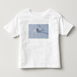 Camiseta De Bebé Santa esquíando en Snowbird Ski Resort, Wasatch