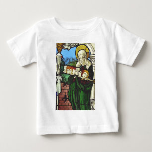 Camiseta De Bebé Santa Felicitas y las cabezas de sus siete hijos