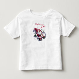 Camiseta De Bebé Santa Gnome Ángeles de Nieve - ¡Alegría de Navidad