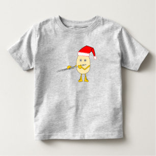 Camiseta De Bebé Santa Hat Flute Egghead