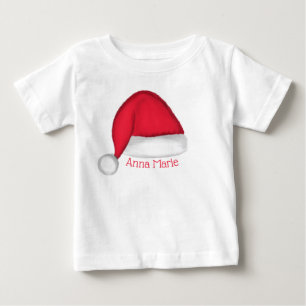 Camiseta De Bebé Santa Hat Toddler T. Personalizado