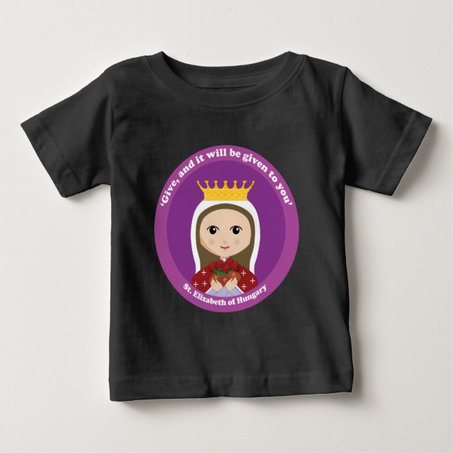 Camiseta De Bebé Santa Isabel de Hungría (Anverso)