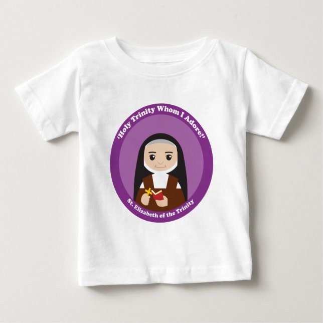 Camiseta De Bebé Santa Isabel de la Trinidad (Anverso)