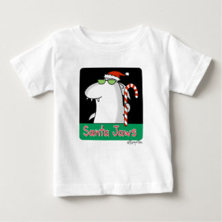 Camiseta De Bebé Santa Jaws