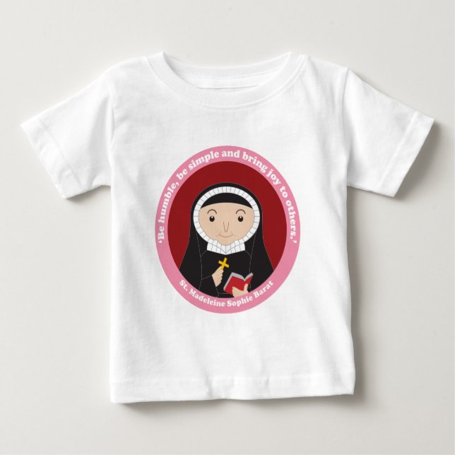 Camiseta De Bebé Santa María Sophie Barat (Anverso)