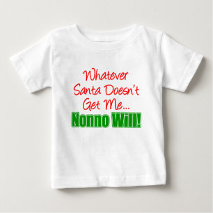Camiseta De Bebé Santa no hace Nonno lo va a hacer
