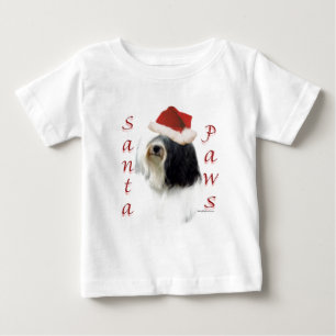 Camiseta De Bebé Santa Paws, un territorio tibetano