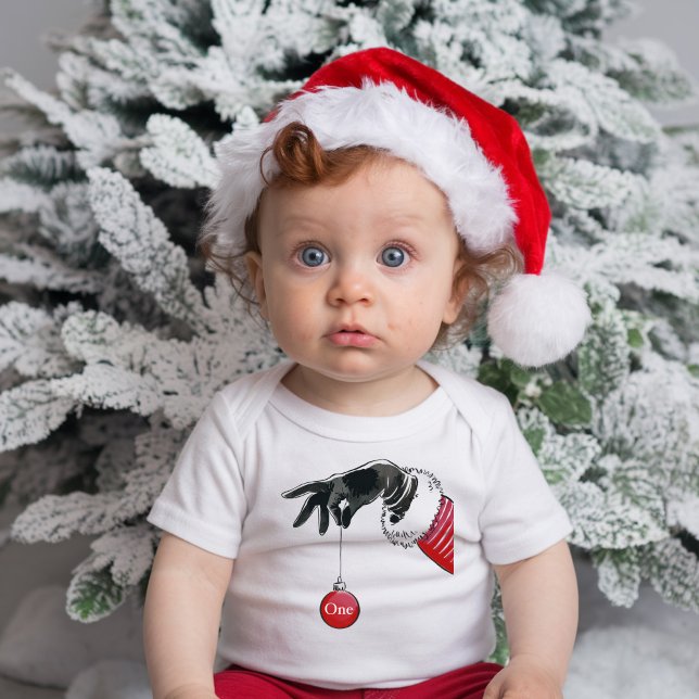 Camiseta De Bebé Santa, ¿qué edad tengo? (Subido por el creador)