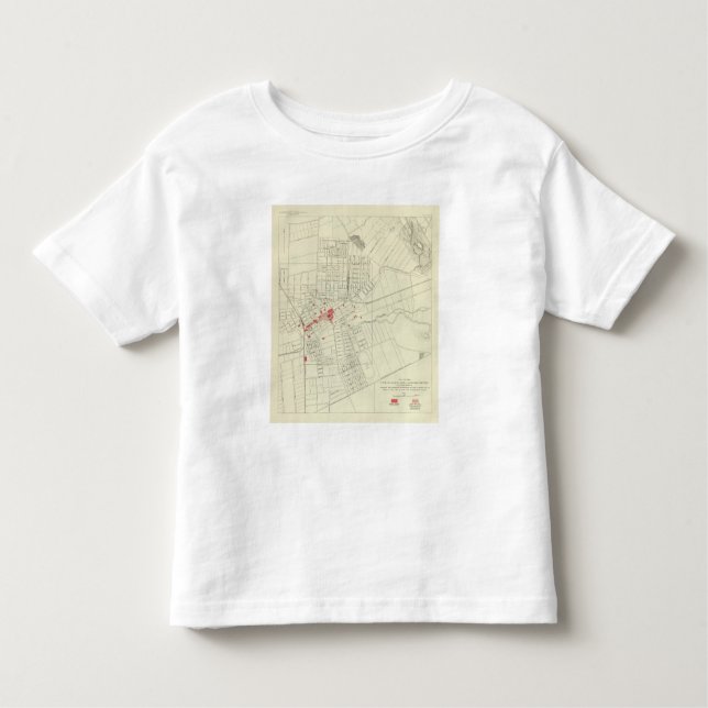 Camiseta De Bebé Santa Rosa, porciones destruidas por terremoto (Anverso)