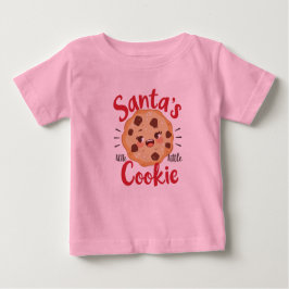 Camiseta De Bebé Santa’s Little Cookie Baby Shirt | Cute Christmas 