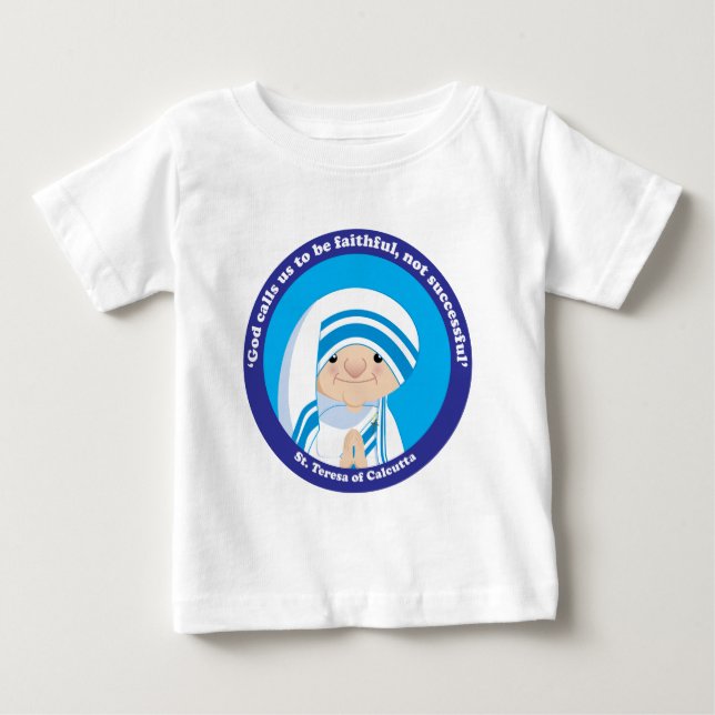 Camiseta De Bebé Santa Teresa de Calcuta (Anverso)