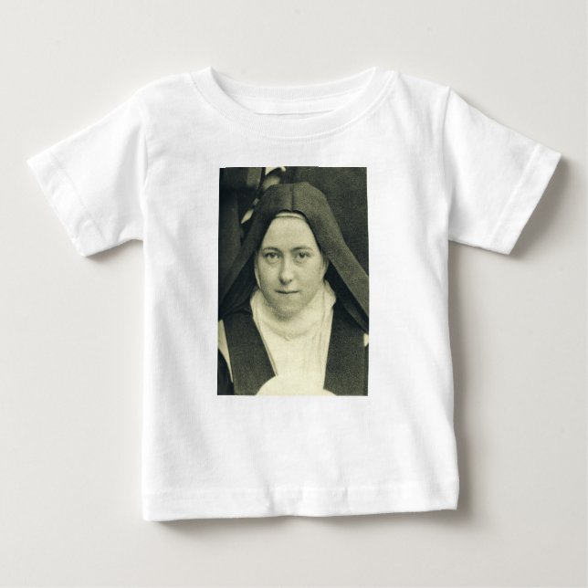 Camiseta De Bebé Santa Teresa del Niño Jesús y el Santo Rostro (Anverso)