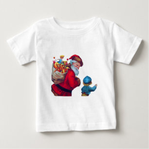 CAMISETA DE BEBÉ SANTA VINTAGE 2