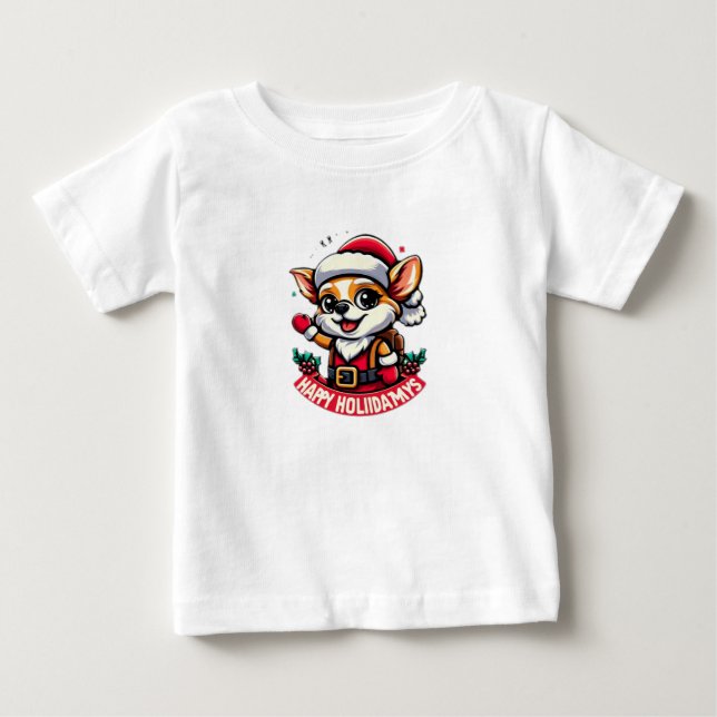 Camiseta De Bebé Santa's Adorable Helper (Anverso)