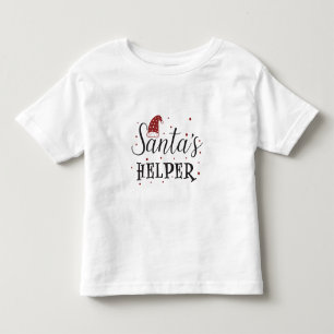 Camiseta De Bebé santas ayudantes vacaciones lindas